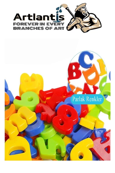 Mıknatıslı Sayılar 26 Parça 1 Paket Bubu Manyetik Sayılar Okul Öncesi Eğitim Harfleri Öğrenme - 3