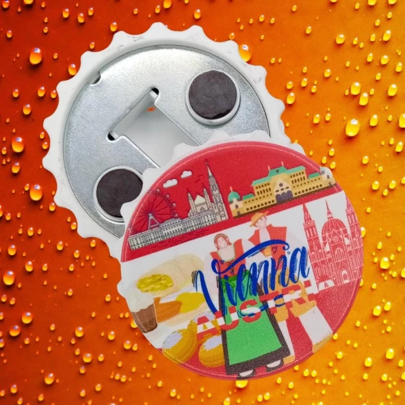 Avusturya Temalı Magnet Kapak Açacak - Resim 2