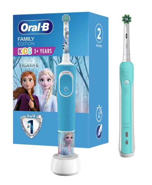 Oral-B Aile Paketi Pro 500 + D100 Frozen Şarjlı Diş Fırçası ürün görseli