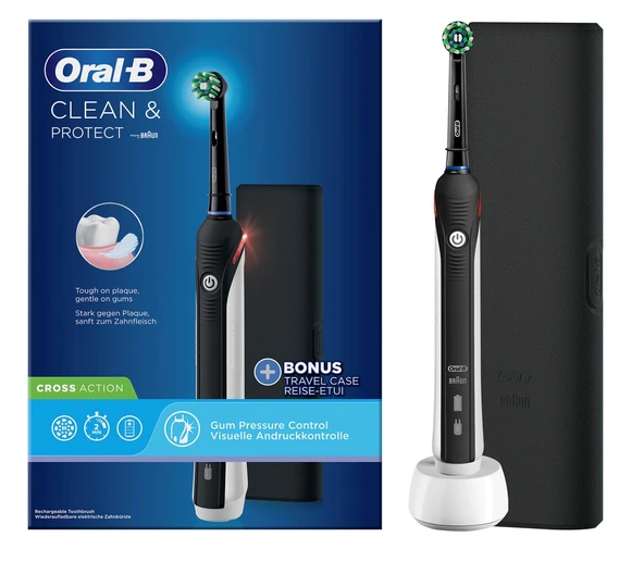 Oral-B Clean & Protect Siyah Şarjlı Diş Fırçası - 3