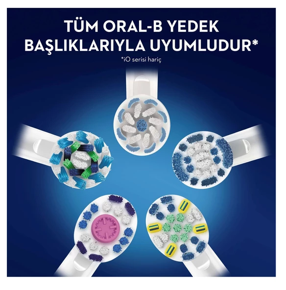 Oral-B D100 Vitality Cross Action Mavi Şarjlı Diş Fırçası - 4