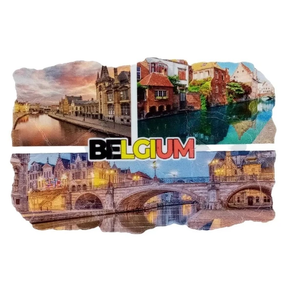 Belçika Temalı Fresco Magnet ürün görseli
