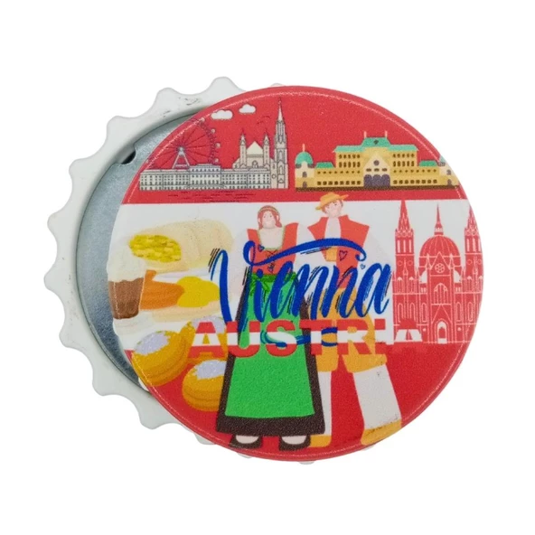 Avusturya Temalı Magnet Kapak Açacak - Resim 3