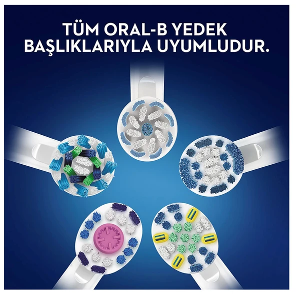 Oral-B D100 Vitality 3D White Pembe Şarjlı Diş Fırçası - 3