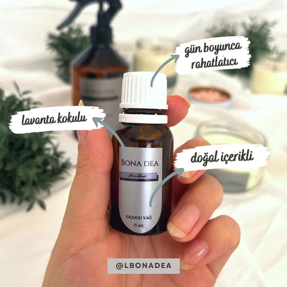 Lavanta Yağı Saf Uçucu Yağ Buhurdanlık Yağı Aromaterapi Yağ Difizör Esansı Esansiyel Yağ Oda Kokusu - 2