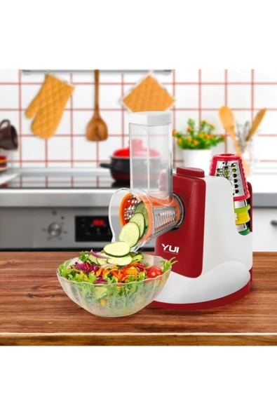 Qcv-326 5'i 1 Arada Otomatik Doğrayıcı-rende- Dilimleme Makinesi - Resim 2