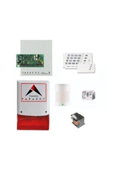 Sp-4000 Kablolu Hırsız Alarm Seti (panel + Keypad + Siren + Trafo + 1 Adet Pır Dedektörü)