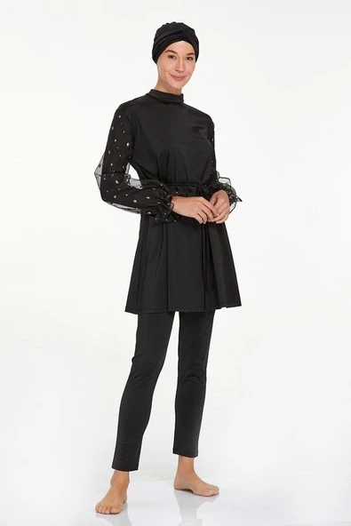 Adasea 4557 Beta Tam Boy Tasarım Tesettür Mayo - Resim 3