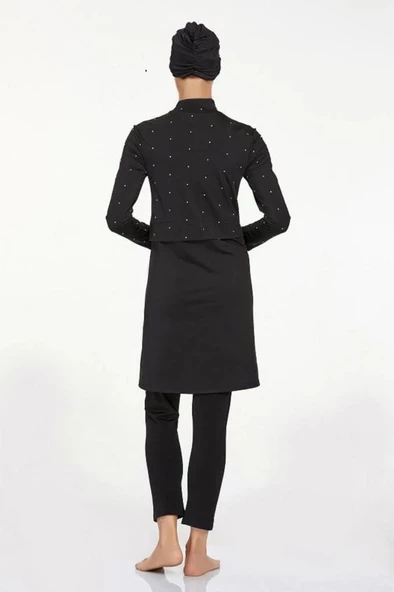 Adasea 4552 Zury Tam Boy Tasarım Tesettür Mayo - Resim 2