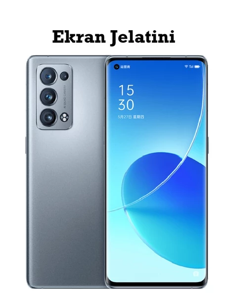 Oppo  Reno 6 Pro 5G Uyumlu Ön Body Şeffaf Ultra Ekran Koruyucu Nano Jelatin
