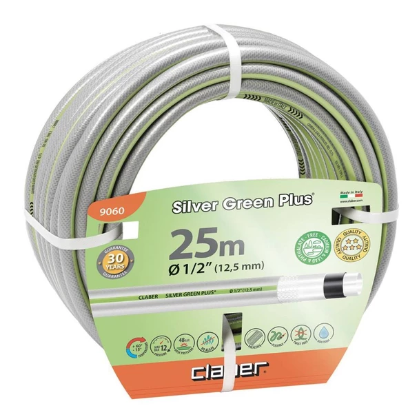 Claber 9060 Silver Green Plus Hortum 1/2" 25mt