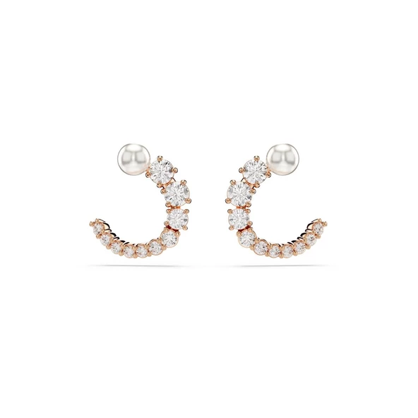 5692264 Swarovski Küpe Matrıx:Pe Stud Whıte/Ros