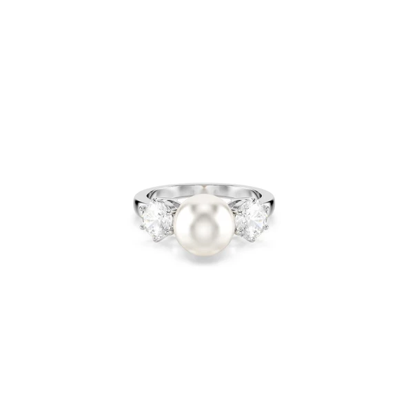 5689631 Swarovski Yüzük Matrıx:Rıng 8Mm Pearl Whıte/Rhs 52