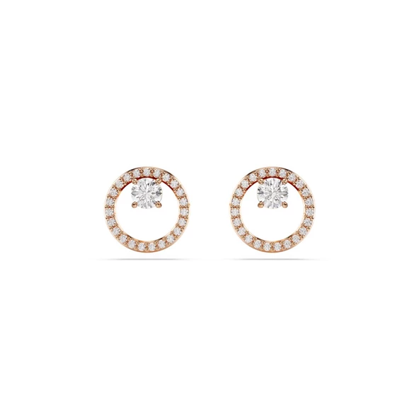 5692263 Swarovski Küpe Constella:Pe Stud Cz Whıte/Ros