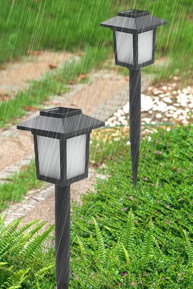 Solar Bahçe Aydınlatması – Alev Efektli, Güneş Enerjili, Enerji Tasarruflu Dekoratif Bahçe Lambası - 4
