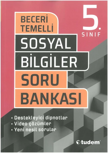 Tudem 5.Sınıf Sosyal Bilgiler Beceri Temelli Soru Bankası
