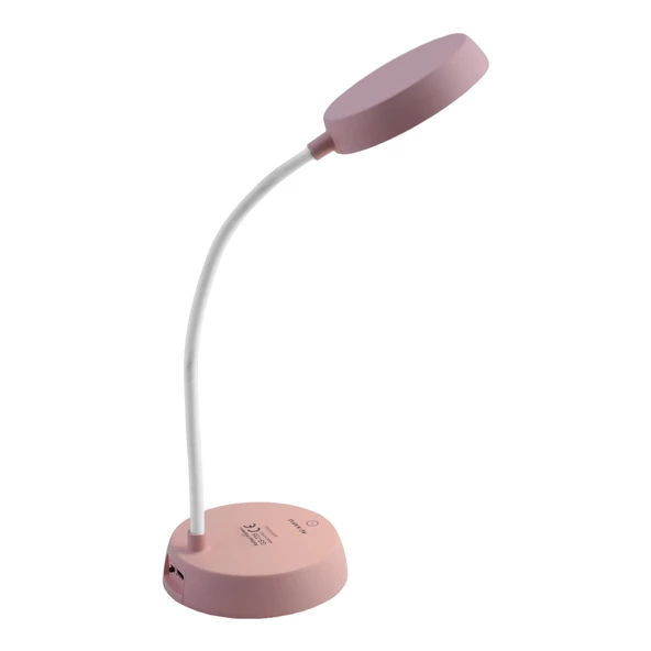 Şarjlı Akrobat 360° Masa Üstü Lamba 3 Kademe Dokunmatik Çalışma Okuma Işığı Gece Lambası Soft Işık - Resim 7