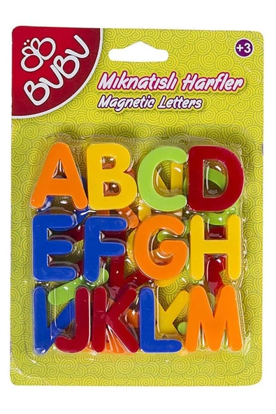 Mıknatıslı Harfler 26 Parça 1 Paket Bubu Manyetik Harfler Okul Öncesi Eğitim Harfleri Öğrenme - 5