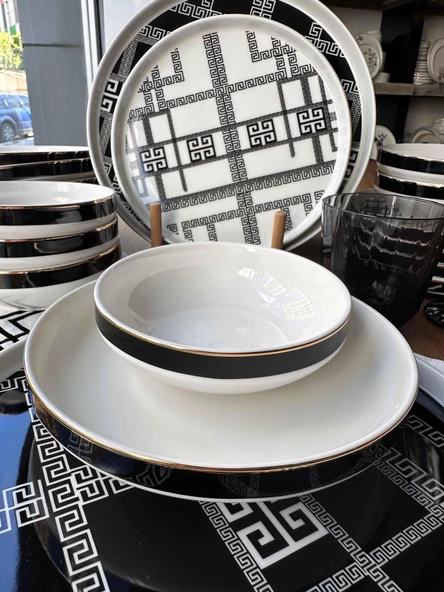 Yemek Takımı Modern Versace 24 Parça 6 Kişilik - 4