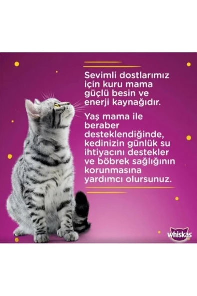 Whiskas Tavuklu Konserve Yetişkin Kedi Maması 12 x 400 G - 4