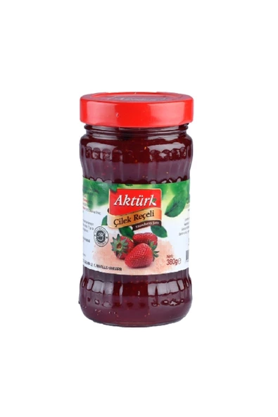 AKTÜRK Çilek Reçeli 380 Gr. (6'LI)