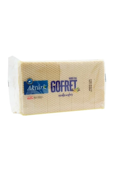 AKTÜRK Vanilyalı Gofret 200 gr