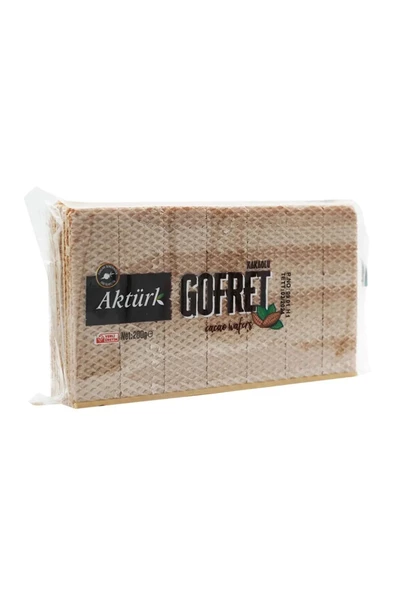 AKTÜRK 6 Adet 200 Gr'lık Kakaolu Gofret