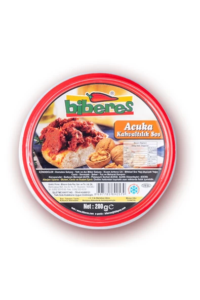 MATMEL BİBERES ACUKA SOS CEVİZLİ 200GR KAHVALTILIK SOS ACIKA