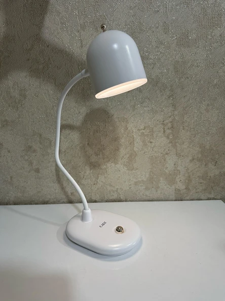 CATA CT 8440 Beyaz Kasa Dimmerli Dokunmatik 4000K Berlin Masa Lambası