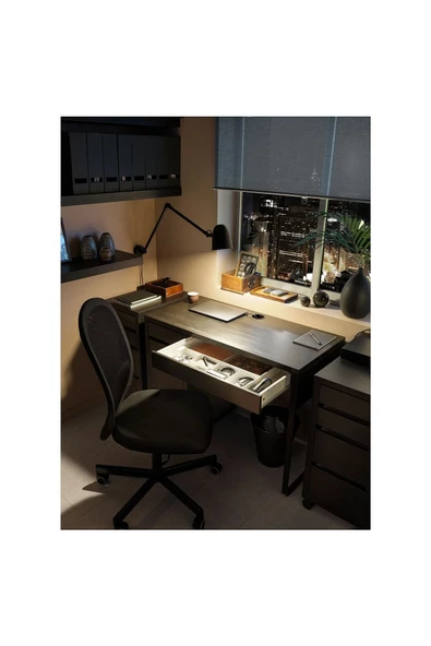 Çekmeceli Çalışma Masası 105x50 cm Bilgisayar Masası, Ofis Masası Venge Renk - 3