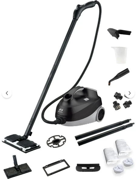 Pirantech CB-107C 2000 W Siyah Buharlı Temizleyici - 1
