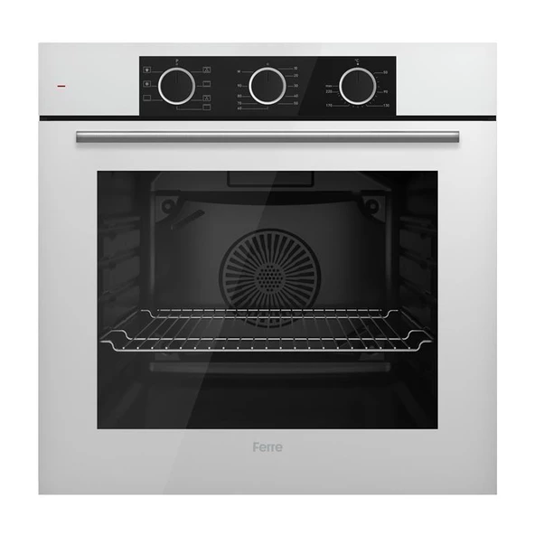 Ferre Flowart Basic Serisi Beyaz Ankastre Set (cs206 + Xe62cb + D087 ) - Resim 3