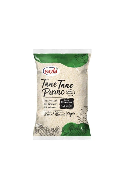 Yayla Tane Tane Pirinç 2 kg