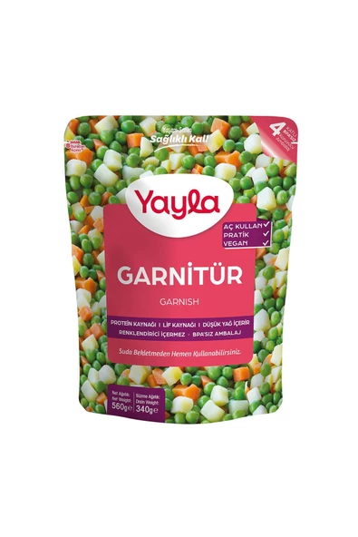 Yayla 560 gr Haşlanmış Garnitür