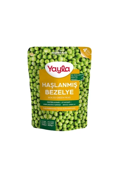 Yayla 700 gr Haşlanmış Bezelye