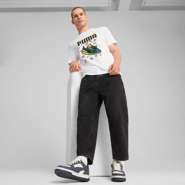 Puma GRAPHICS Sneaker Tee Erkek Kısa Kollu Tişört 68320902 - 4
