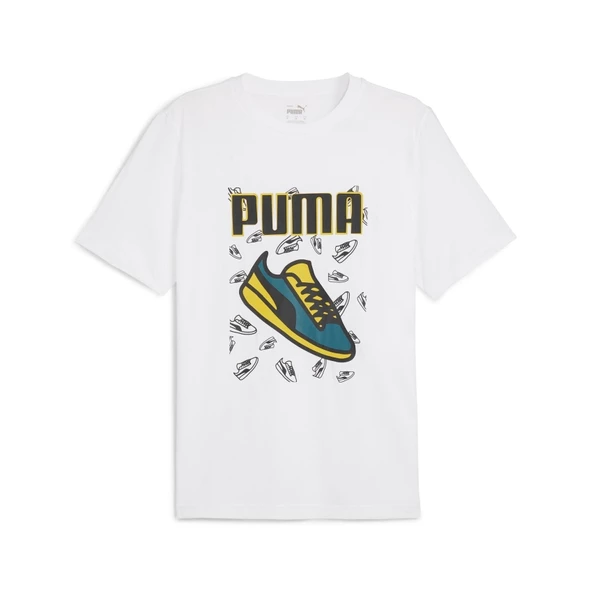 Puma GRAPHICS Sneaker Tee Erkek Kısa Kollu Tişört 68320902