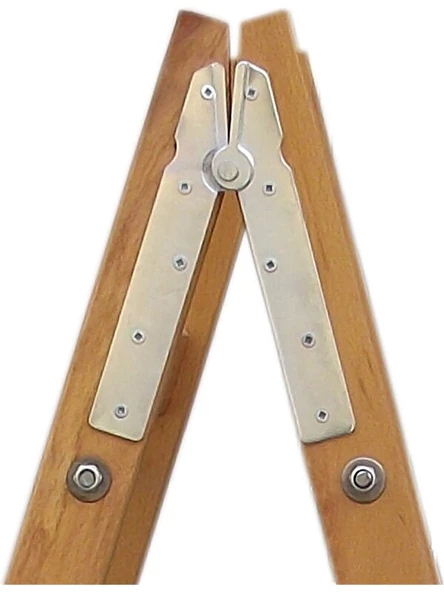 Ahşap Merdiven Katlanır Merdiven 4 Basamaklı Merdiven - 3