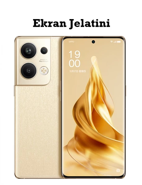 Oppo Reno9 Pro+ Uyumlu Ön Body Şeffaf Ultra Ekran Koruyucu Nano Jelatin