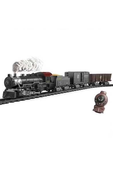 Büyük Ölçekli Uzaktan Kumandalı Buharlı Klasik Tren - 2