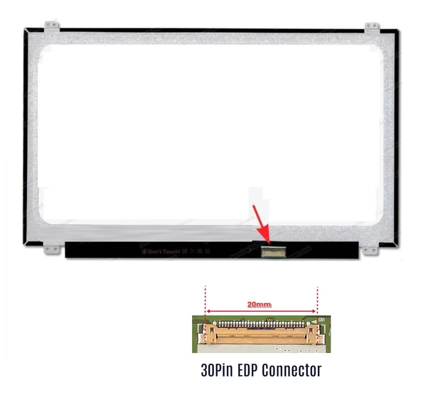 Casper Nirvana F700.7500-BT55P-G-IF Ekran 15.6 Slim 30 pin 1366x768