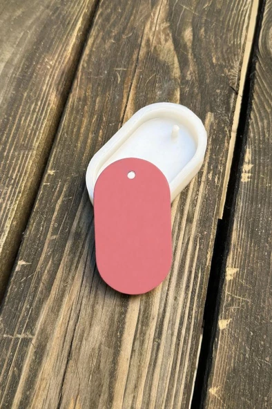 Elips Koku Tableti Silikon Mum Kalıbı - Resim 5