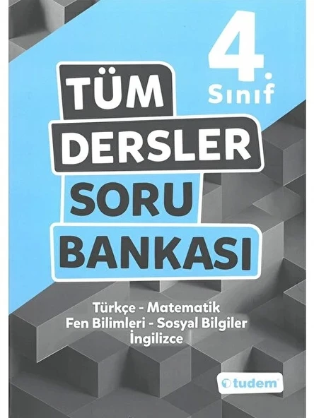 Tudem Yayınları 4. Sınıf Tüm Dersler Soru Bankası