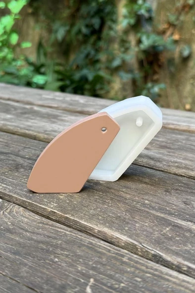 Yarım Yay Koku Tableti Silikon Mum Kalıbı - Resim 3