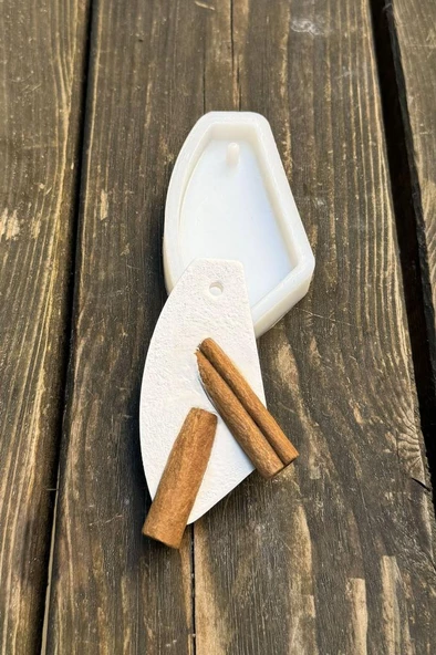 Yarım Yay Koku Tableti Silikon Mum Kalıbı - Resim 5