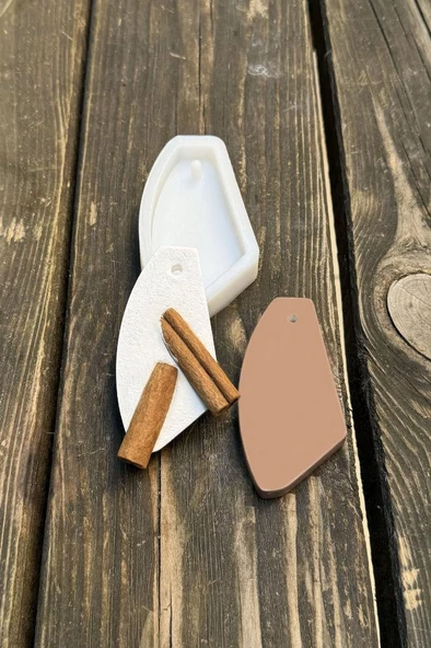 Yarım Yay Koku Tableti Silikon Mum Kalıbı - Resim 4