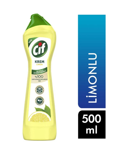 Cif Krem Limon Yüzey Temizleyici 500 Ml