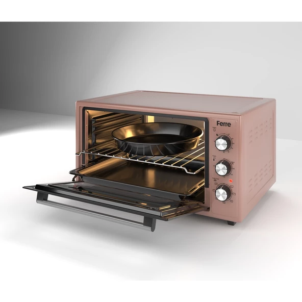 FERRE 45630 45 LİTRE 6 PROGRAM TURBO MİNİ FIRIN - ROSE - 2