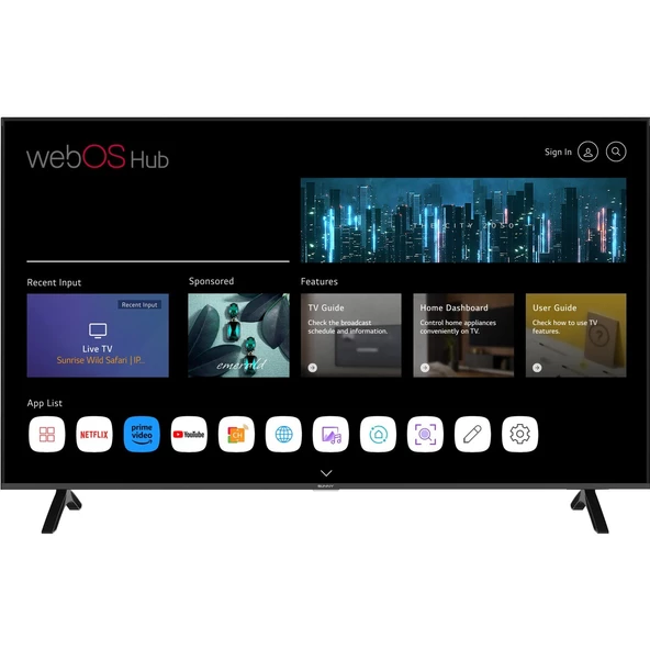 SUNNY SN65FMN252 65'' 164 EKRAN UYDU ALICILI 4K ULTRA HD SMART WEBOS LED TV - 2