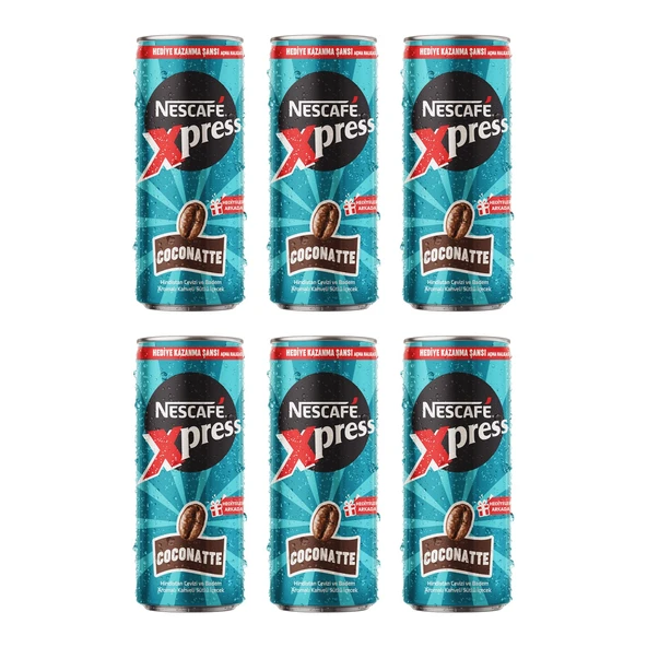 Nescafe Xpress Coconatte Soğuk Kahve 250ml x 6 Adet - 2